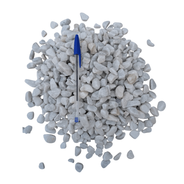 Galet blanc 8/12 mm – Big Bag +/- 400 kg – 6 m² - 3