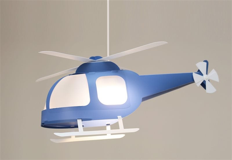 Lampe suspension enfant HÉLICOPTÈRE - R&M Coudert - bleu - 6