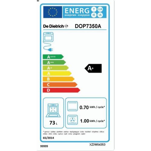 Four encastrable DE DIETRICH DOP7350A - 7