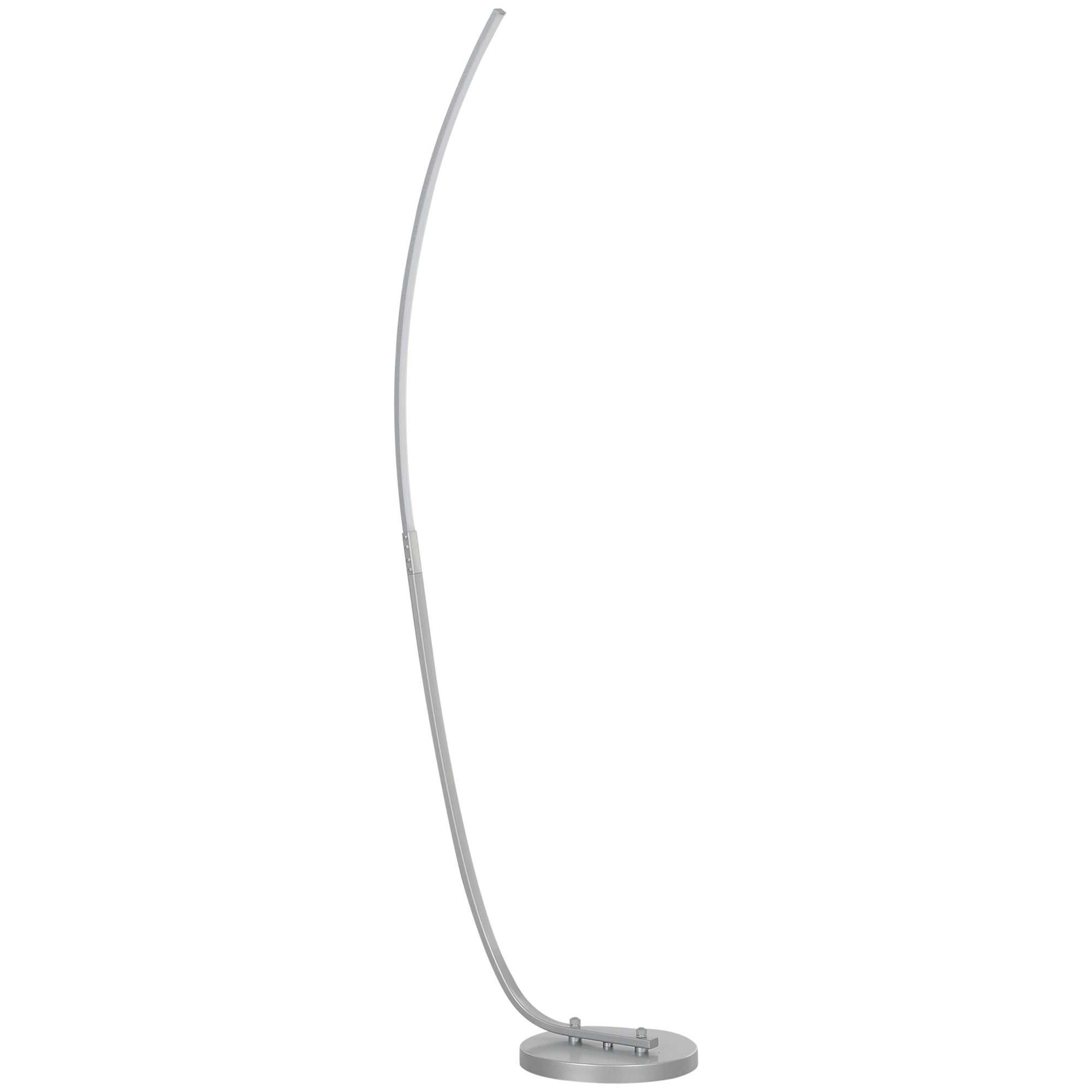 Lampadaire LED Design Moderne - 158cm, Lumière Réglable Blanc Chaud/Froid, Commande Tactile - 8W