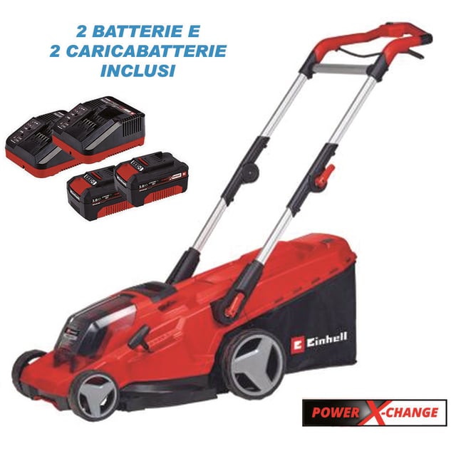 Rasaerba a batteria 36v 4ah (18v x2) taglio cm.36 (rasarro 36/40)
