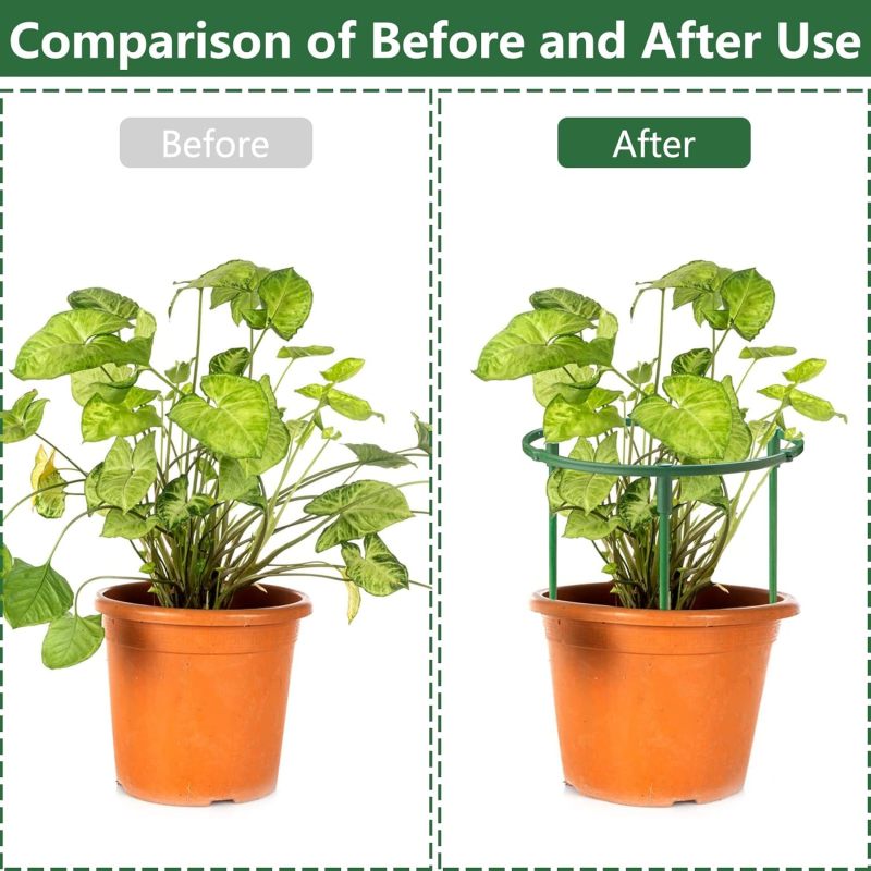 12 tuteurs demi-ronds&nbsp;– empilables 3 niveaux – tomates, monsteras, pivoines, hortensias. - 4