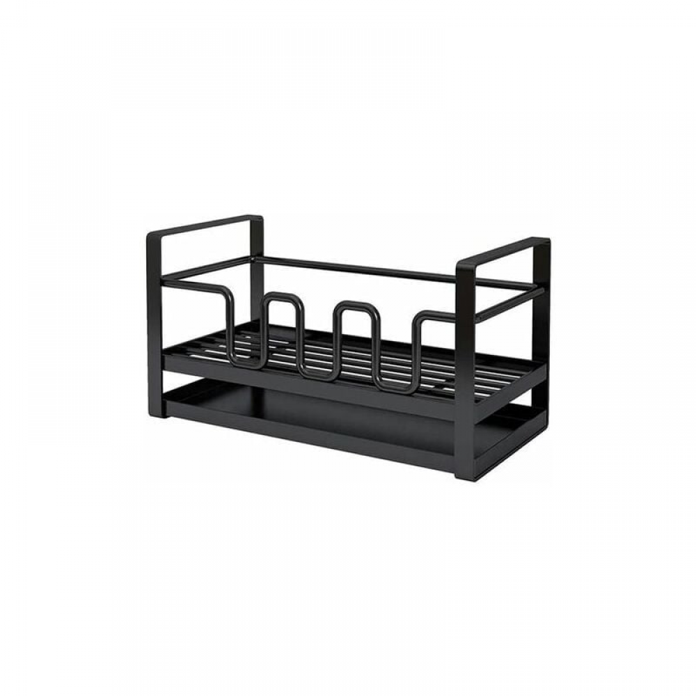 Stojak na zlew kuchenny z ociekaczem. Gąbka czyszcząca z ociekaczem bez perforacji