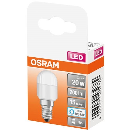 Led mini tube t26 dépoli 2.3w e14 lum.jour boite de 1 OSRAM