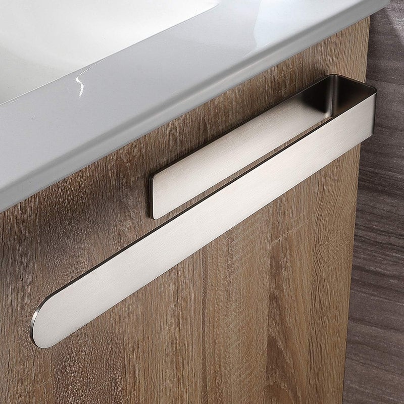 Wieszak na ręczniki łazienkowe bez wiercenia, samoprzylepny, ze stali nierdzewnej, 37 cm