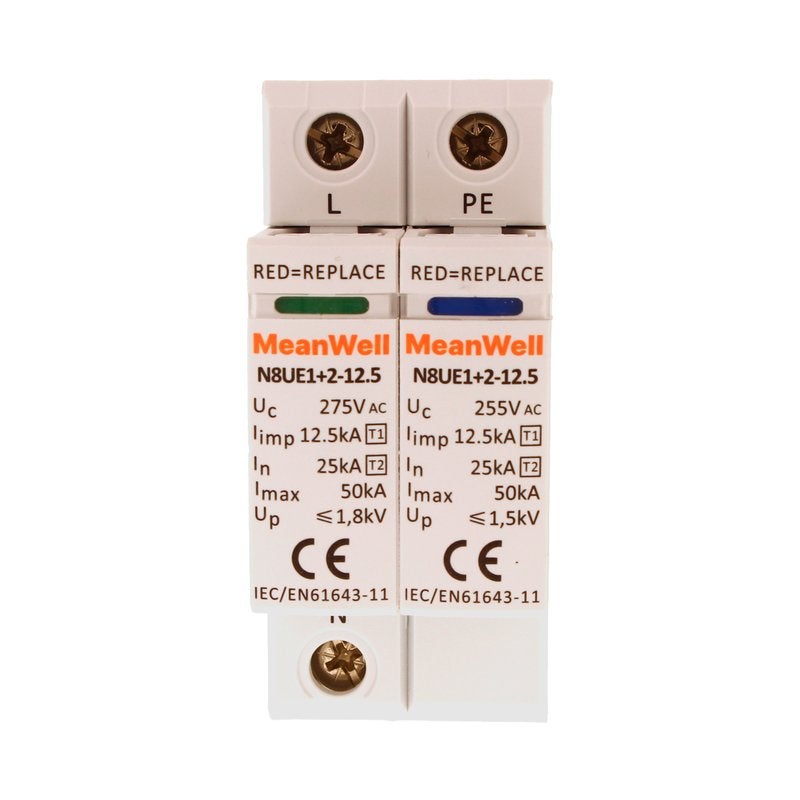 Scaricatore Di Sovratensione Modulare Tipo 1+2, 25kA-50kA – Protezione Da Fulmini E Sbalzi Per Impianti TN-C