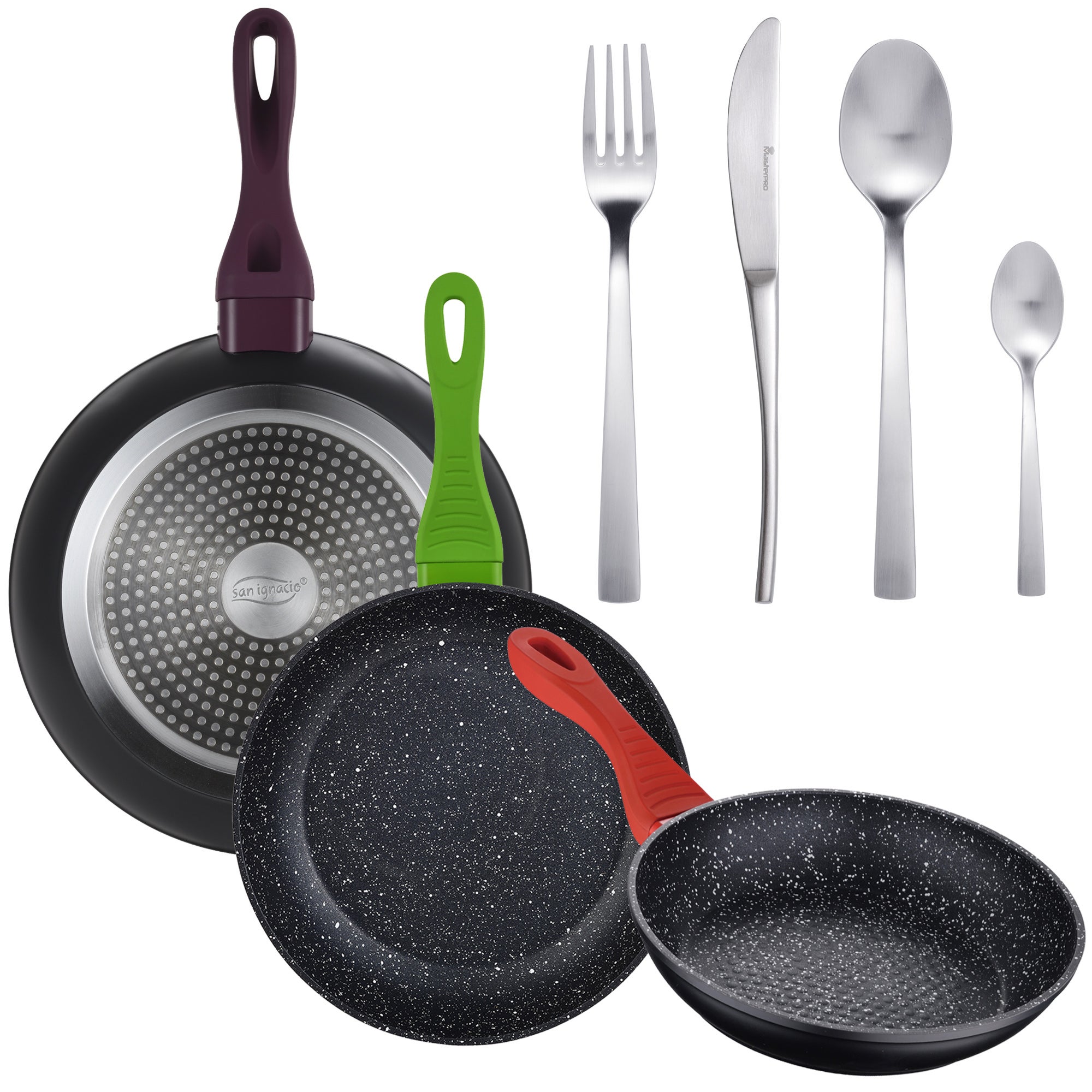 Sartén Taurus 26 Cm - Aluminio Forjado, Antiadherente 6 Capas, Apta Inducción, Incluye Tapa
