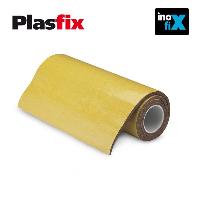 Pack de 1 patin en feutre marron synthetique adhesif 200x500mm plasfix inofix - 4