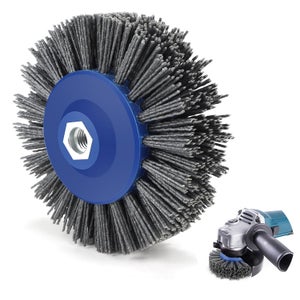 Lot De 4 Brosses De Polissage En Nylon Pour Touret - Grain 120 à 400 - Tige 3 Mm - Pour Métal, Bijoux, Surfaces