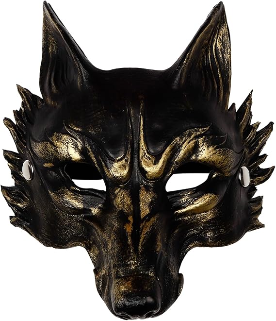 Masque Effrayant Halloween Ours En Peluche - Couvre-visage, élastique Réglable, Pour Cosplay Et Fêtes