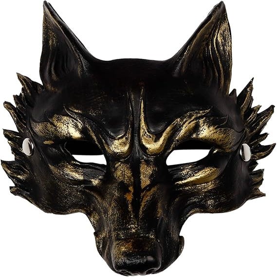Masque Effrayant Halloween Ours En Peluche - Couvre-visage, élastique Réglable, Pour Cosplay Et Fêtes