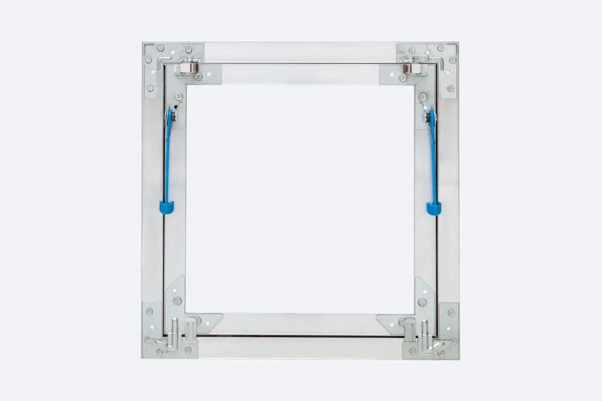 Porte d'inspection/ Trappe de visite FETNova 200X200 mm | Plaque yeso intégrée H2, 12,5 mm | Implantation au mur et techno | Unité de vente : 1 - 7