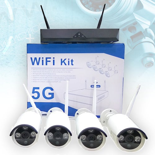 Rocktone 4 Telecamere WiFi 2K Per Esterni - Batteria, Rilevamento AI (Persone/Animali), Visione Notturna A Colori, IP66 - 4