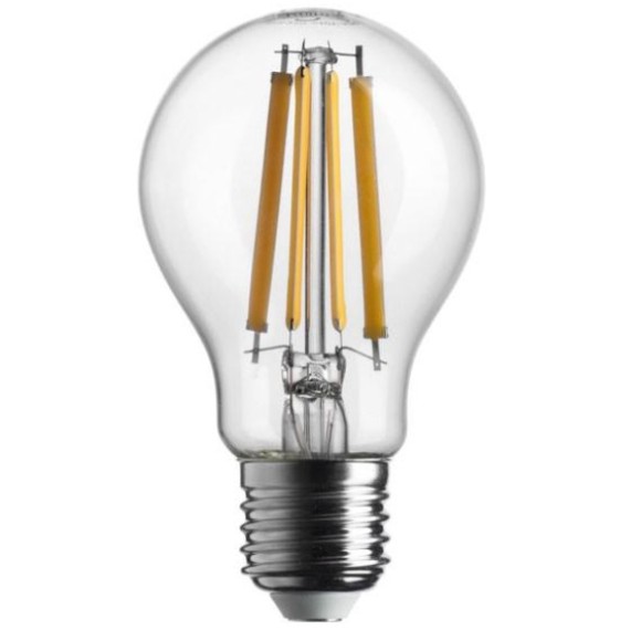 Ampoule LED E27 – 5W – 1055 lm – 3000K Blanc Chaud – Verre Clair à Filament – Classe A – 50 000 h – Équiv. 75W - BOT Lighting