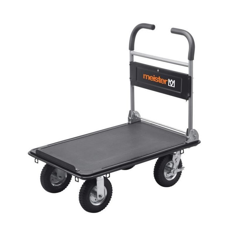 Beachtrekker Life Carrello Pieghevole + Freno Di Stazionamento, Carrello (Blu, Pneumatici In Gomma - Foto 10