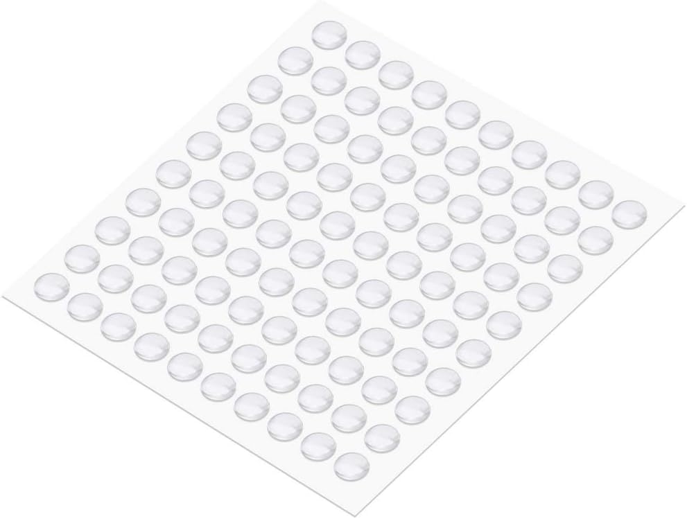Lot De 100 Butées Adhésives Diamètre 12,7 Mm – Tampons Pour Portes De Cuisine Et Tiroirs