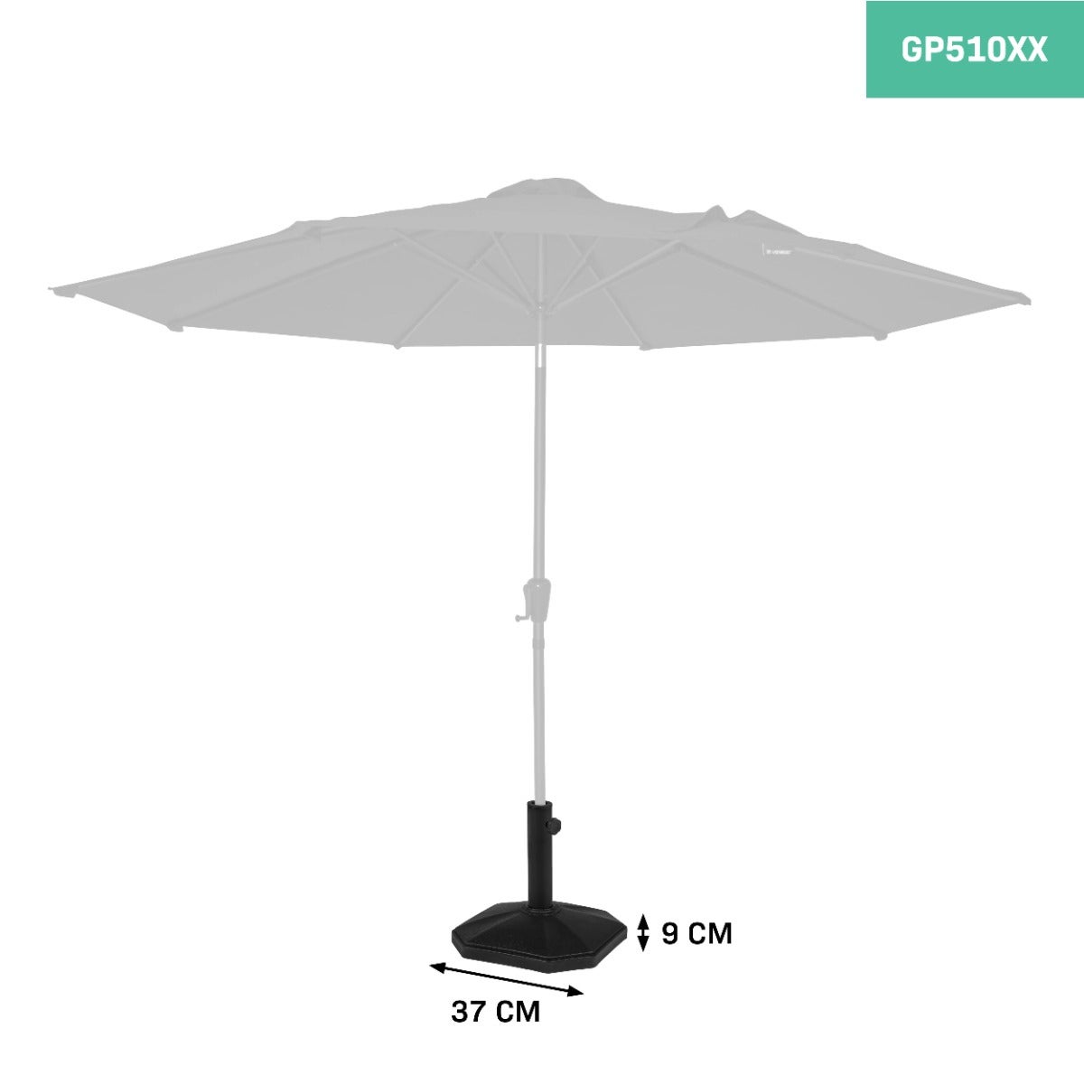 Toile De Remplacement Pour Parasol Déporté 2m à 3m - Housse Imperméable Anti-UV - 6 Ou 8 Baleines - Plusieurs Coloris