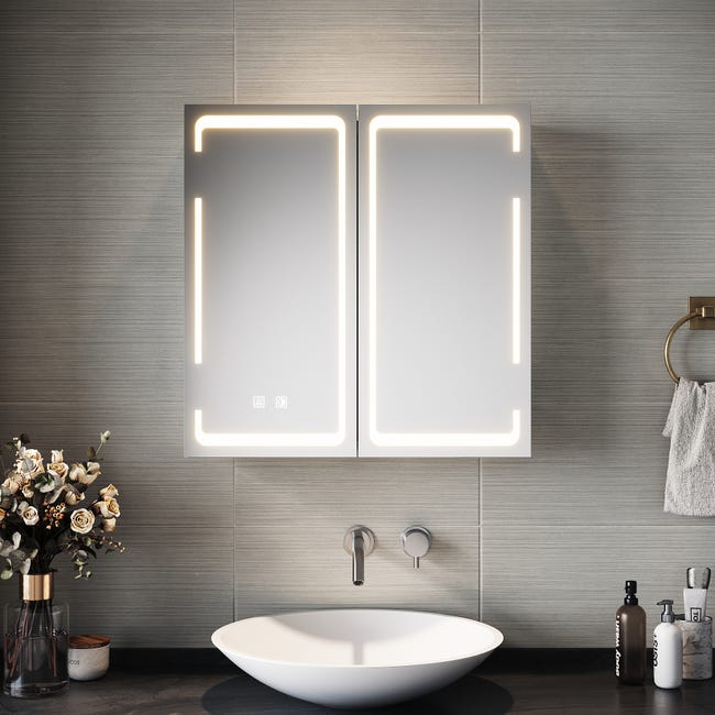 Bellanny Specchio Bagno con Luce 75×50cm, Specchio-Bagno-LED con Antifog, Specchi da parete Dimmerabile, 3000K-6500K,Memoria, IP44, Specchio-Retroilluminato, Vanity Mirror per Casa Parrucchiere Hotel Bellanny Specchio Bagno con Luce 75×50cm, Specchio-Bagno-LED con Antifog, Specchi da parete Dimmerabile, 3000K-6500K,Memoria, IP44, Specchio-Retroilluminato, Vanity Mirror per Casa Parrucchiere Hotel