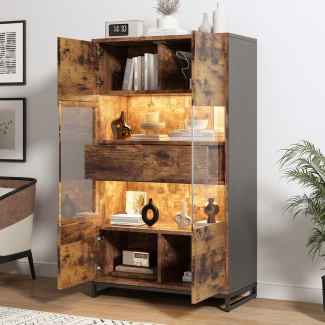 Console Coloniale En Bois D'acajou Massif 6 Tiroirs 2 Portes Falkane 100cm 89750842 Console Coloniale En Bois D'acajou Massif 6 Tiroirs 2 Portes Falkane 100cm 89750842