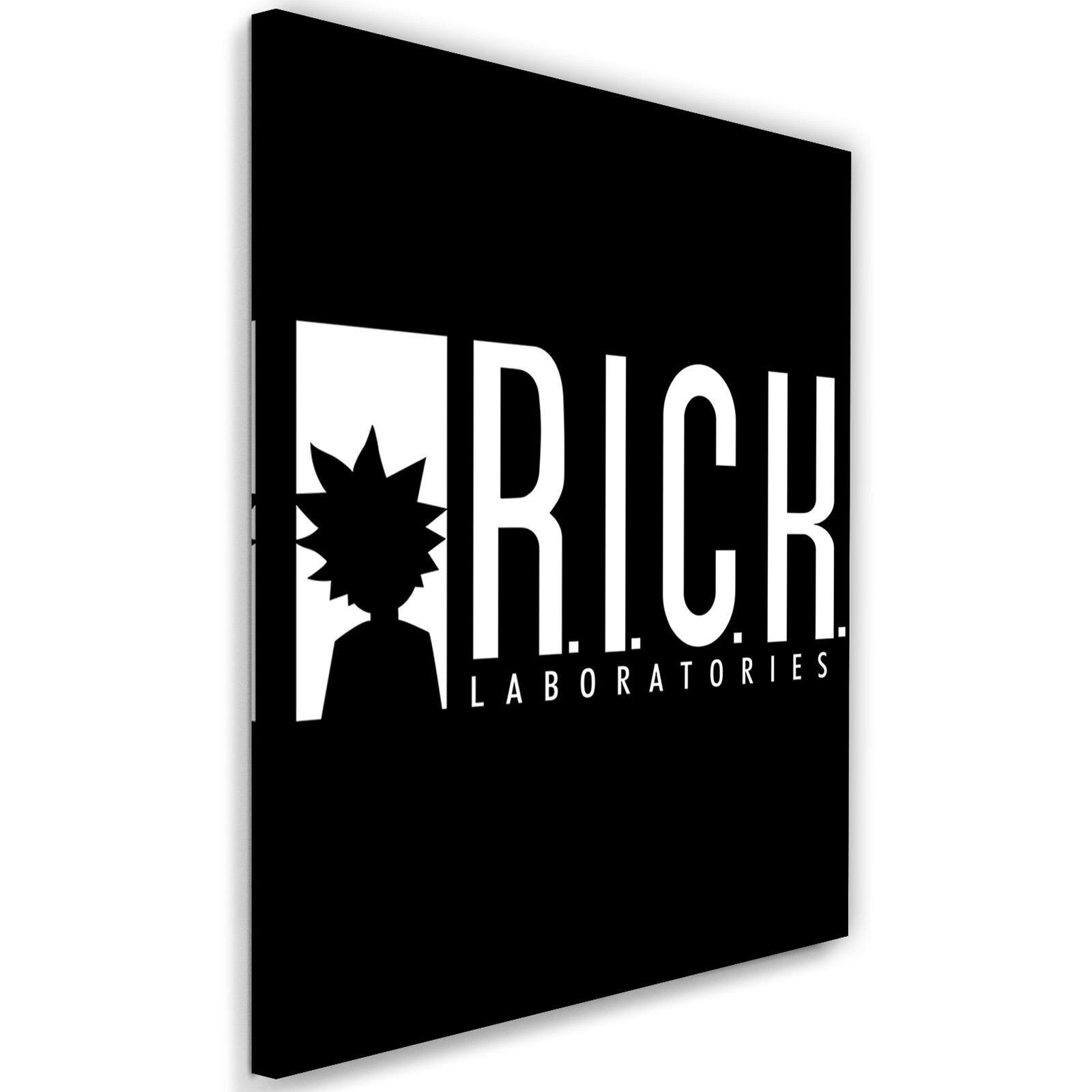 Tableau Rick et Morty logo R.I.C.K - 70 x 100 cm | Leroy Merlin