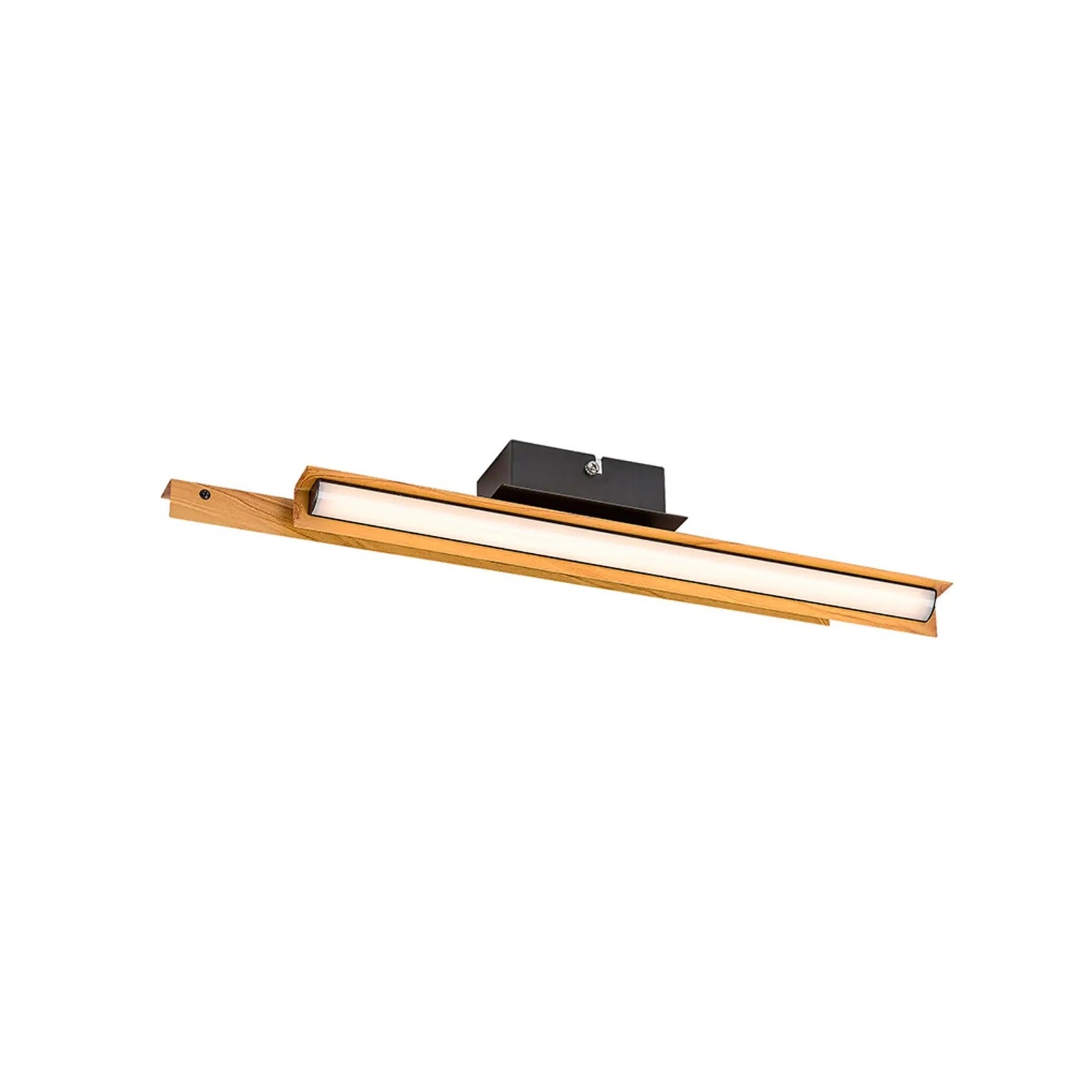 Lampa wisząca LED Remiel 12W Ciepła biel 760lm metal czarny matowa-biała wym:49x8x7cm IP20 Rabalux