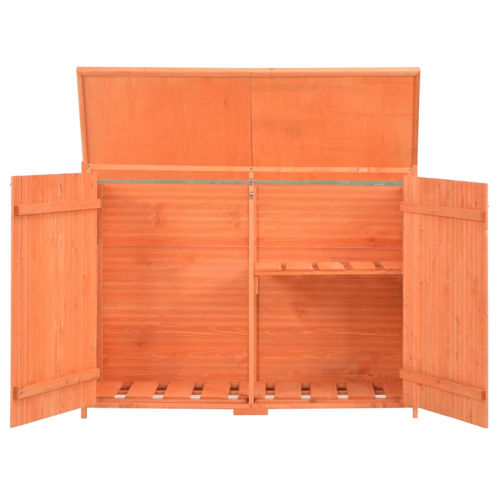 Abri de stockage de jardin 120x50x91 Bois - 4