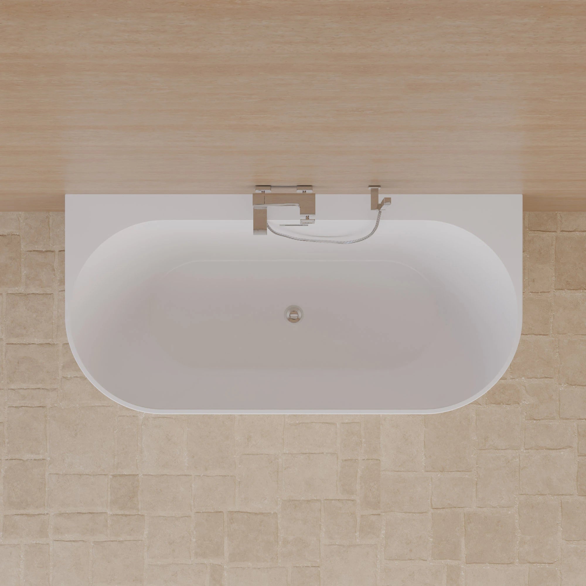Baignoire Ilot Spring 166 blanche 166 x80 x58 cm, by SPALINA - 2