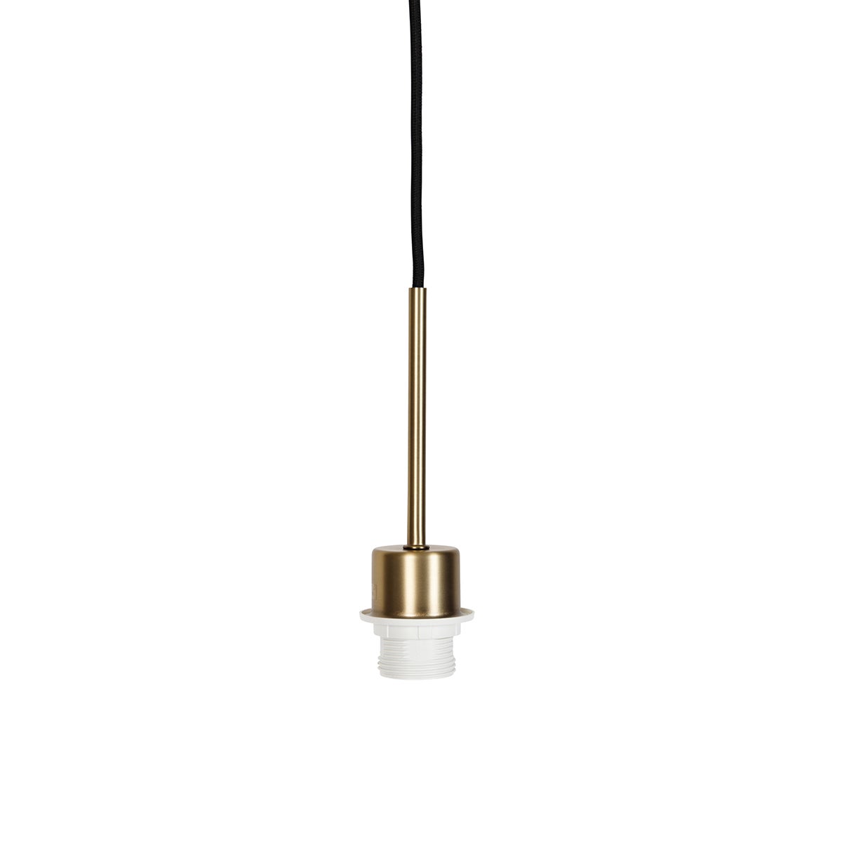 Qazqa nowoczesny lampa wisząca bez klosza (1 punkt) - Combi - brąz, okrągły, max. 60w, kompatybilny z żarówką LED, e27, 6cm