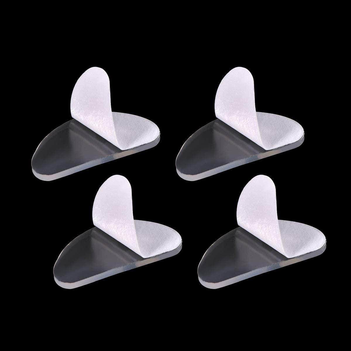 Plaquettes nasales pour lunettes en silicone transparent 5 paires (15 mm) - 3