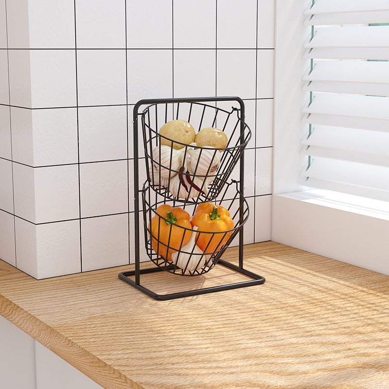 Panier De Rangement Pour Fruits Et Légumes, 4 Niveaux, Empilable