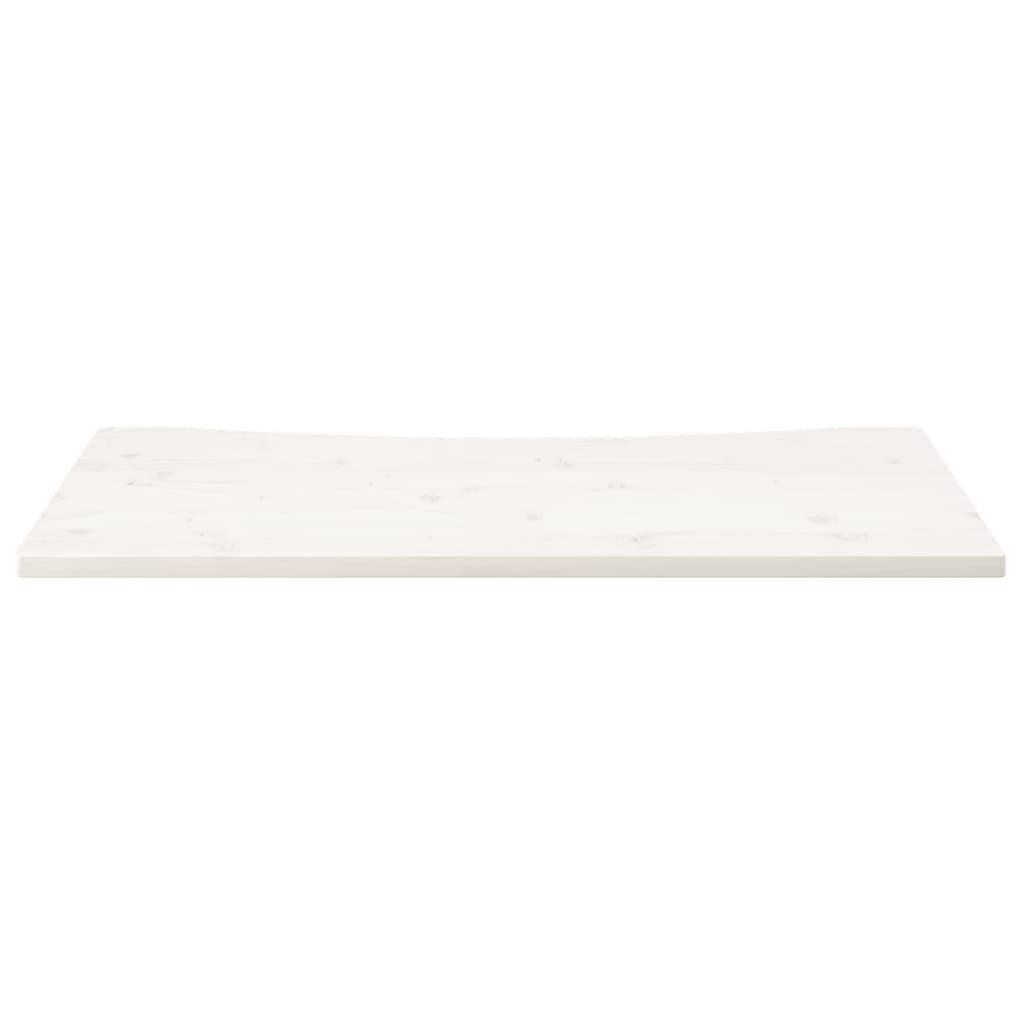 Maison Exclusive - Dessus de bureau blanc 110x60x2,5 cm bois massif de pin - 3