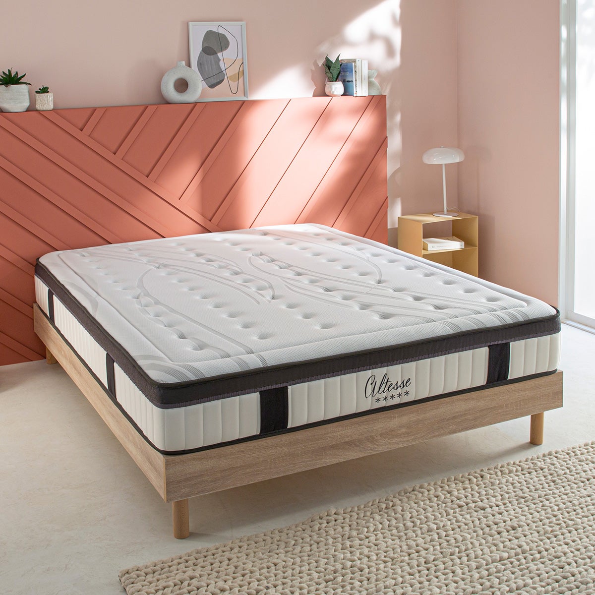 Matelas Altesse Mousse Haute densité Accueil Mémoire de Forme Ferme - 26 cm - 160 x 200 cm - 2