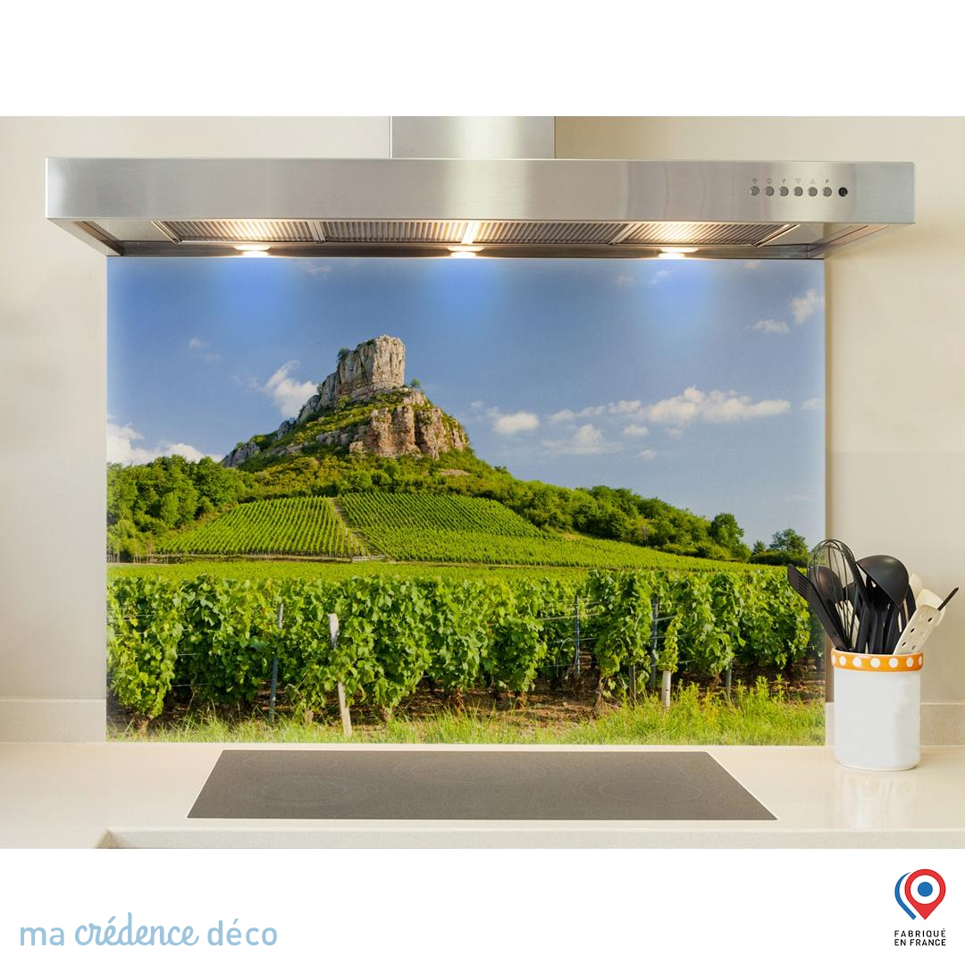 Tulup 140x70cm Crédence De Cuisine Sur Verre Sécurité:- Paysage - Une Belle Forêt D'hiver