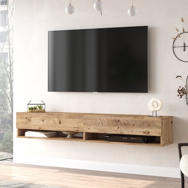 Yurupa - Élégant Meuble TV Futura FR9-A 180 Cm Pin - 6