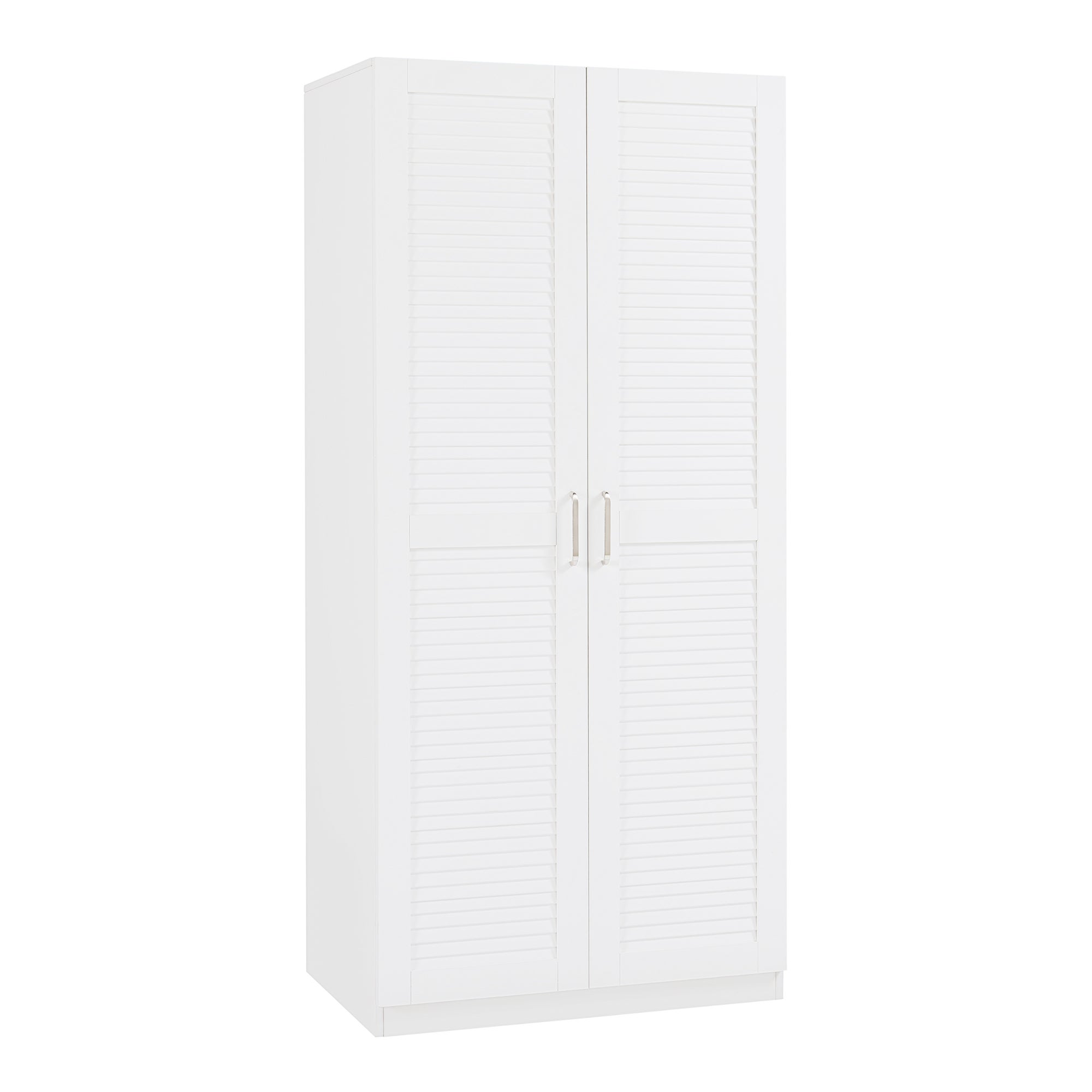 Armoire de chambre Finning 1 étagère MDF 176 x 80 x 52 cm blanc [en.casa] - 3