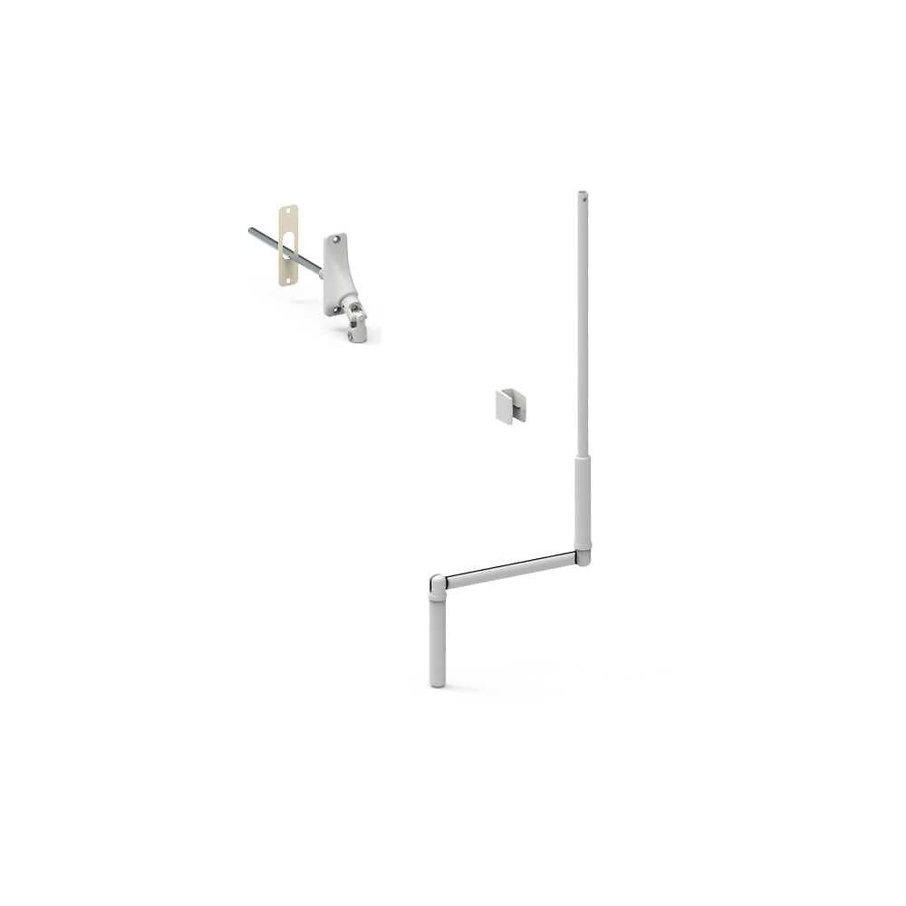 Manivelle de volet roulant 1300 mm Ø 12 mm avec sortie 6P7 à 90° - 4