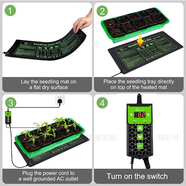 2 Tapis Chauffants pour Semis 10