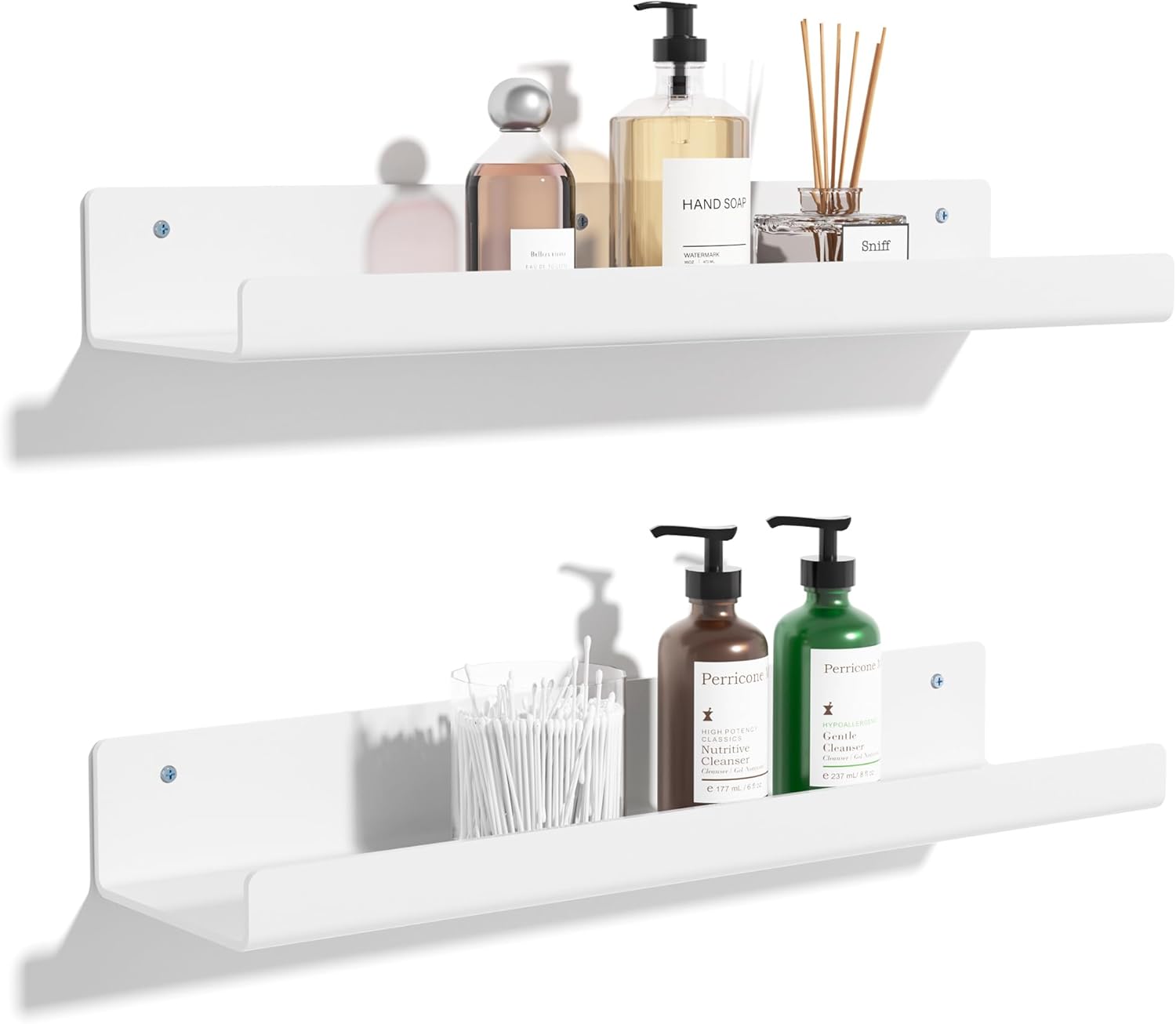 Étagère De Salle De Bain 4 Étages Avec Roulettes - 40x23x86cm Blanc PP Montage Rapide Rangement Multifonction Pour Salle De Bain Chambre Et Salon Design Moderne Et Durable 87324891