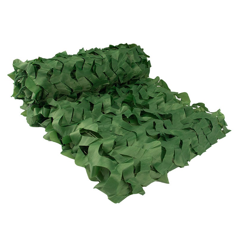 Siatka maskująca, przeciwsłoneczna, 2 x 2 metry, odpowiednia do kamuflażu, polowania, dekoracji ogrodu, jako osłona przeciwsłoneczna (zielona)