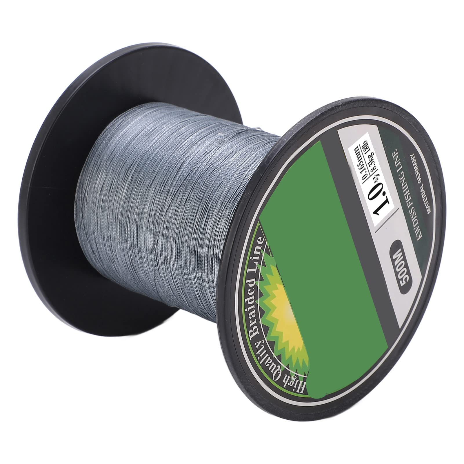 Ligne De Pêche Tresse Reaction Tackle - Vert Mousse, 4 Et 8 Brins, Idéale Pour Pêche En Eau Douce Ou Mer