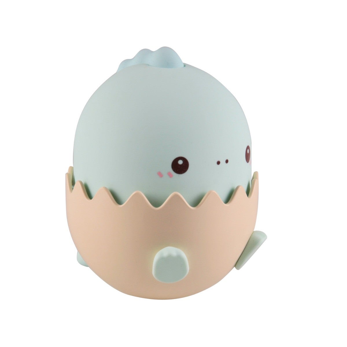 Lampa stołowa dziecięca niebieska dinozaur w skorupce LED 0.75W 3000K RGB akumulator przewód USB-C Baby Dino Polux