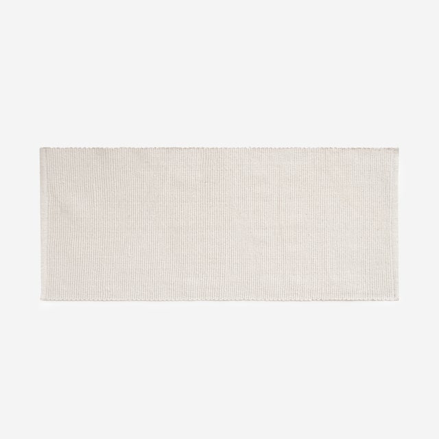 Tappetino yoga in cotone biologico beige 80x200 cm