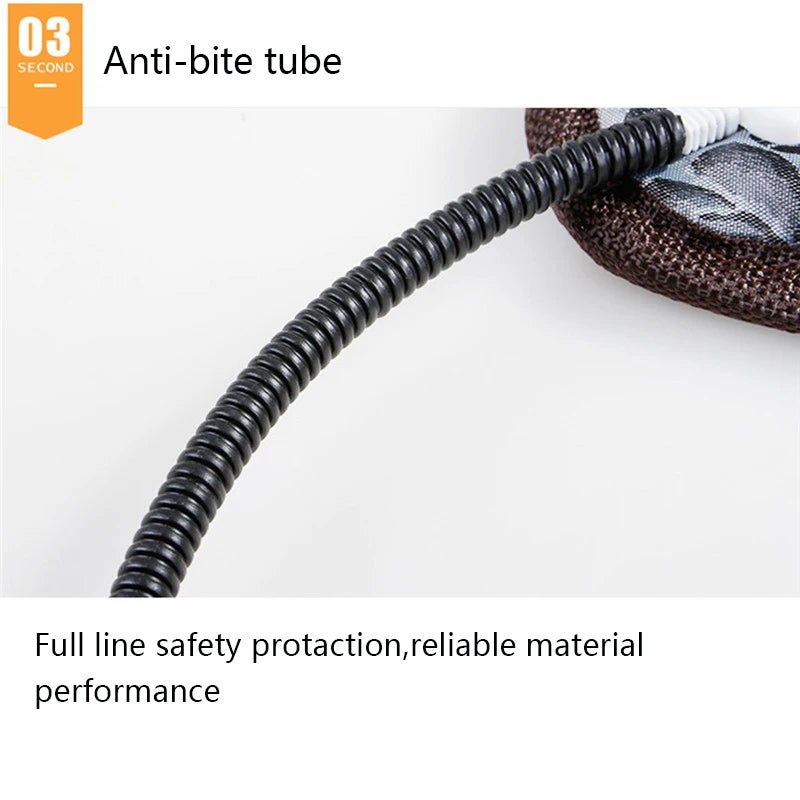 Tapis Chauffant Électrique pour Animaux - Couverture Chauffante Étanche pour Chats et Chiens avec Protection Antimorsure et Arrêt Automatique - 8