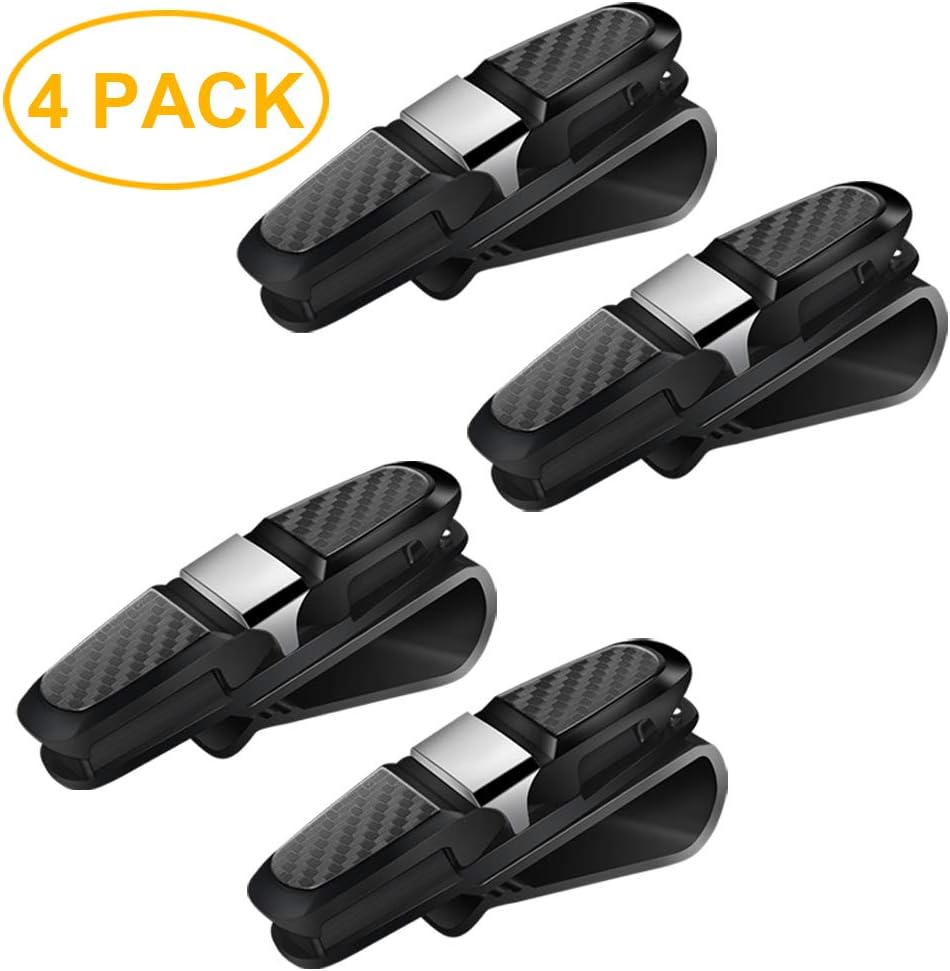 2 Clips De Pare-soleil Pour Audi - Supports Noirs De Remplacement BK-10998-Hei - Réparation Cintre De Visière