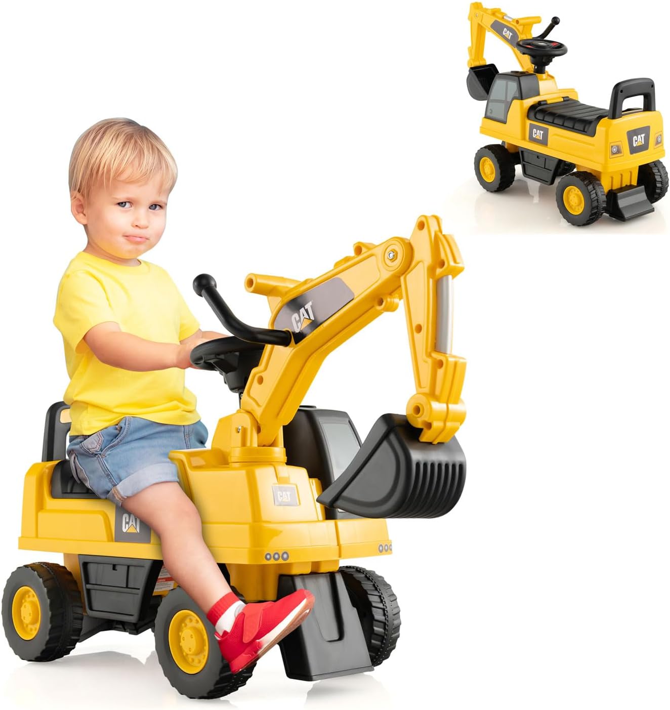 BIG Jim Dumper - Camion à Bascule Pour Enfants Dès 3 Ans - Siège Réglable 3 Positions - Benne De 6 Litres - Fabrication Allemande