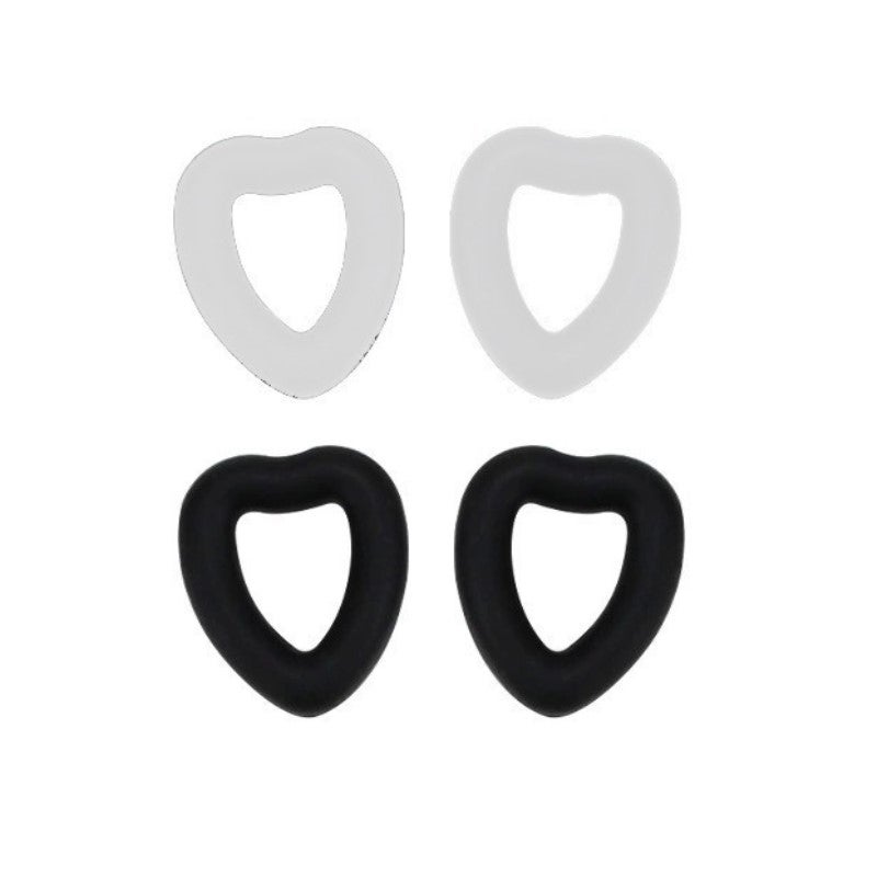 3 Paia Di Gancetti In Silicone Antiscivolo Per AirPods Pro (2019), Bianchi, Morbidi E Traspiranti