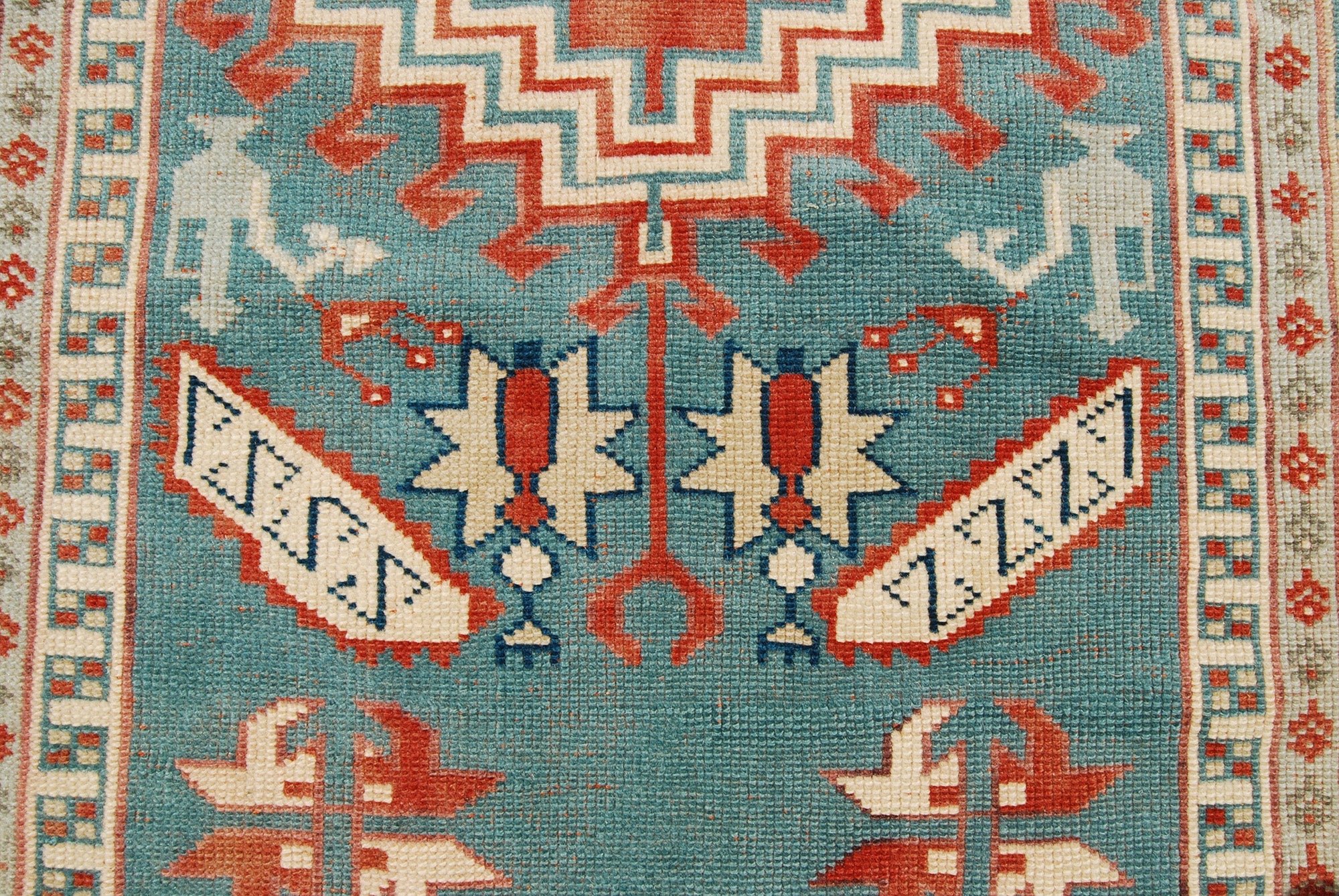 Oryginalny ręcznie robiony dywan orientalny, wymiary: 193x107 cm z certyfikatem autentyczności