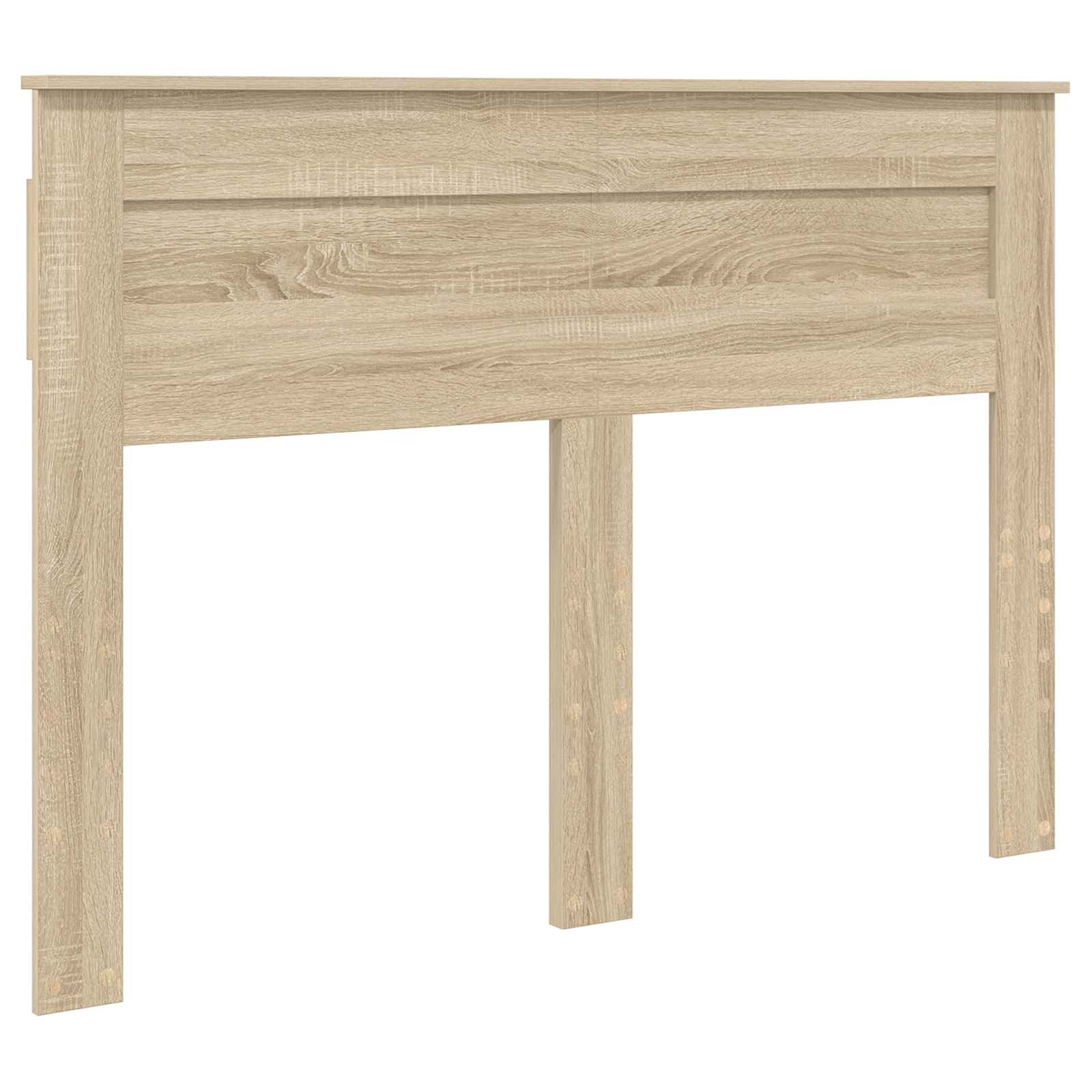 Lit de rangement chêne 140 x 190 cm panneau de bois - 7