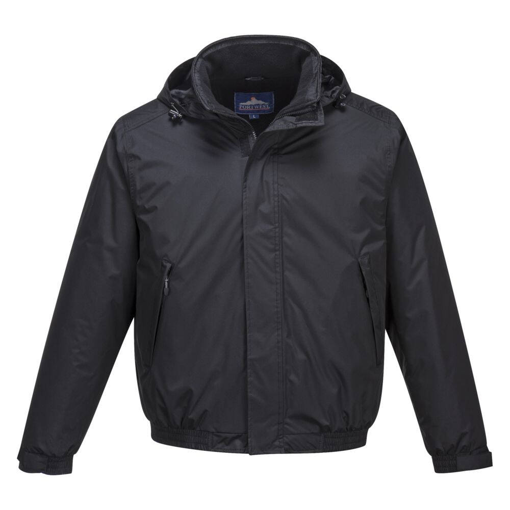Blouson Polaire Lourd Portwest Argyll 400g - Taille 6XL Noir - Poches Zippées - 6
