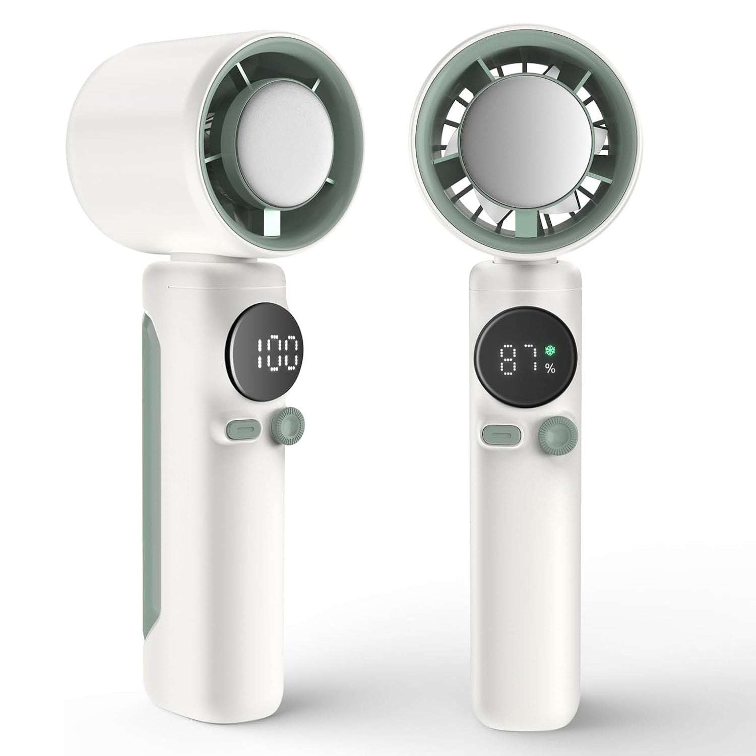 Mini przenośny wentylator turbo 3600mAh, regulowana prędkość 1-100, kieszonkowy wentylator USB do ładowania, idealny do podróży, biura, na zewnątrz